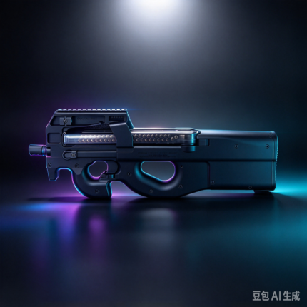 Bingfeng XHN010 Black Version – P90 Gold Tooth Edition 4.0 Tactical Edition Soft Bullet Toy Gun