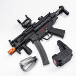 SHNEGYE SY MP5K-UTG Water Bullet Gun – High rate of fire, range 18.6 meters, equipped with one magazine and one drum magazine - Image 3