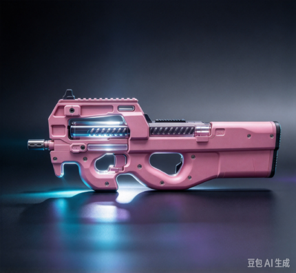 Bingfeng XHN010 Pink Version – P90 Gold Tooth Edition 4.0 Tactical Edition Soft Bullet Toy Gun