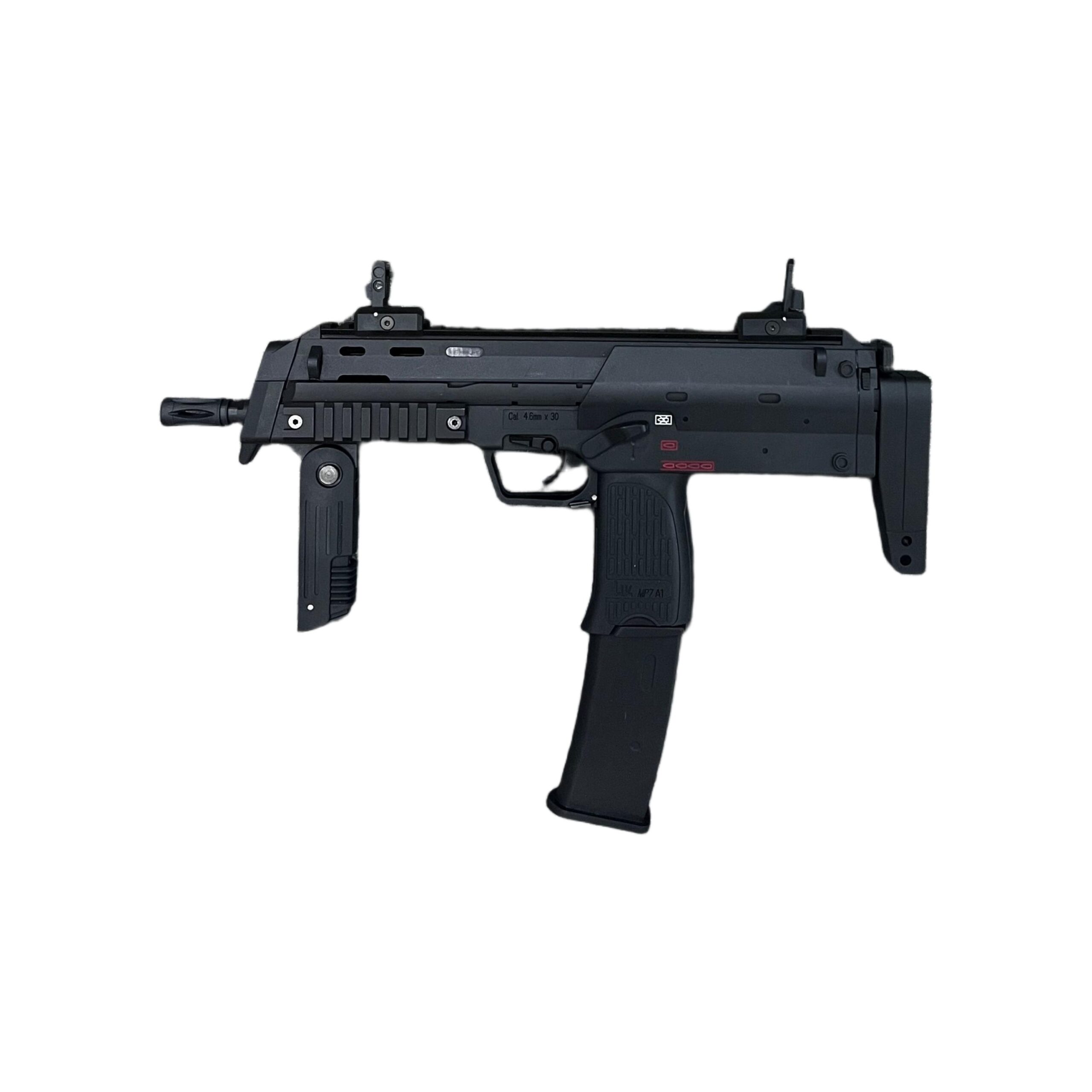 兵锋-ZBS005黑-智博电动MP7(1) Bingfeng ZBS005 Black Version – Zhibo Electric MP7 Tactical Soft Bullet Toy Gun - Image 1