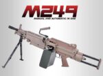 Zhanying 333-1 Sand Version – M249 Paratrooper Edition Tactical Soft Bullet Toy Gun - Image 2