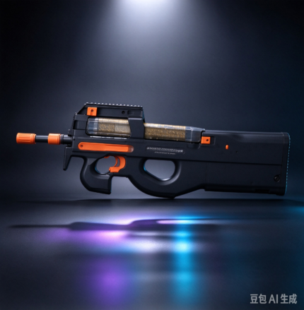 Handi HD708A Black Version – P90 Electric Ejection Soft Dart Blaster