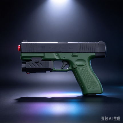 Handi HD734B Green-Glock Strong Recoil Soft Bullet Toy Gun