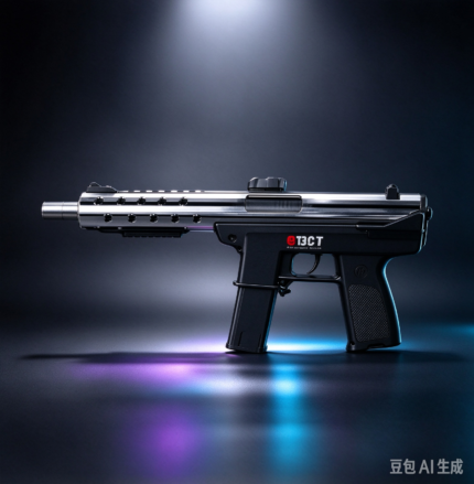 Handi HD732C Silver Version – TEC9 Electric Ejection Soft Dart Blaster