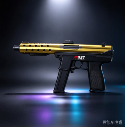 Handi HD732B Gold Version – TEC9 Electric Ejection Soft Dart Blaster