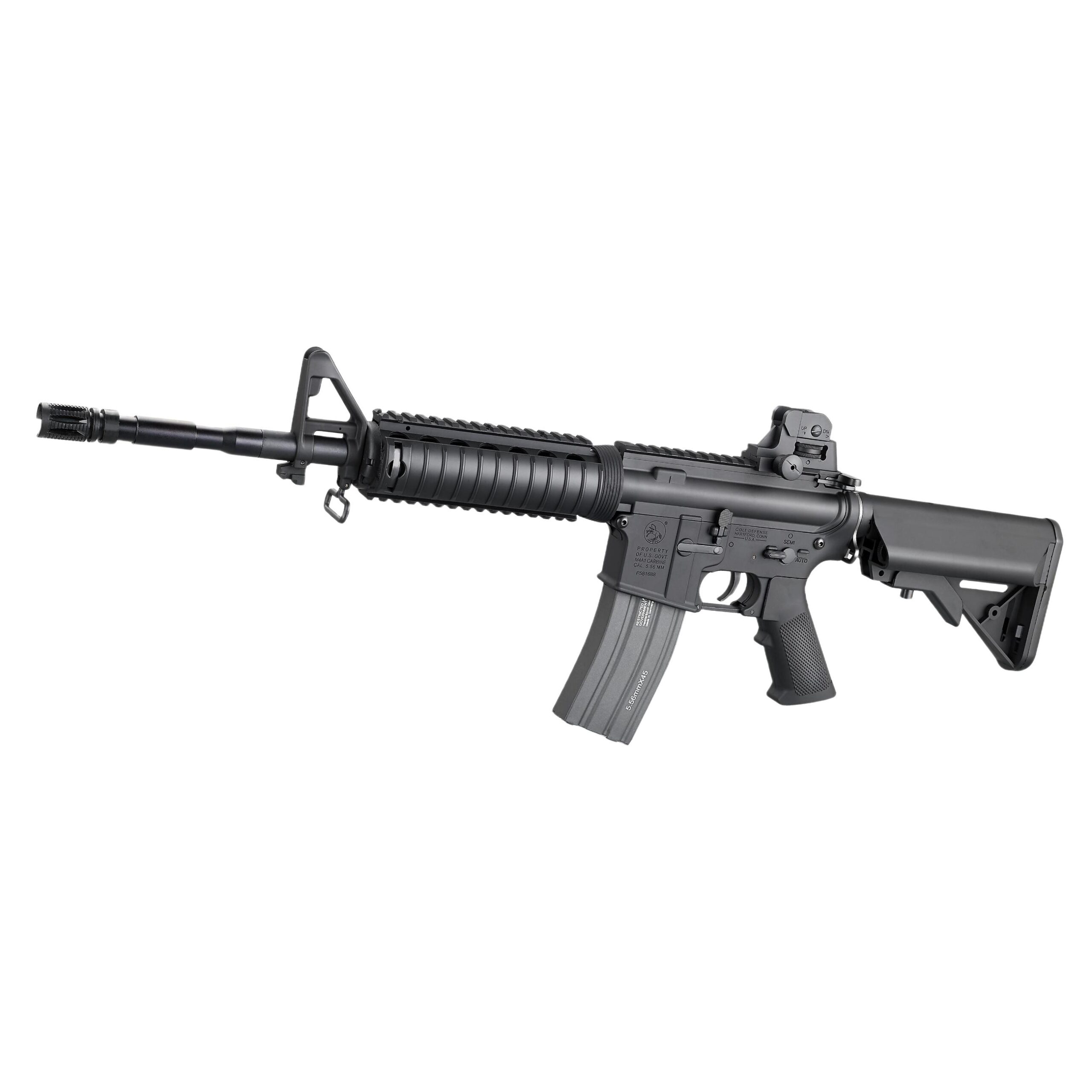 司骏-81-2A黑-M4A1(1) Sijun 81-2A Black Version – M4A1 Tactical Soft Bullet Gun - Image 1