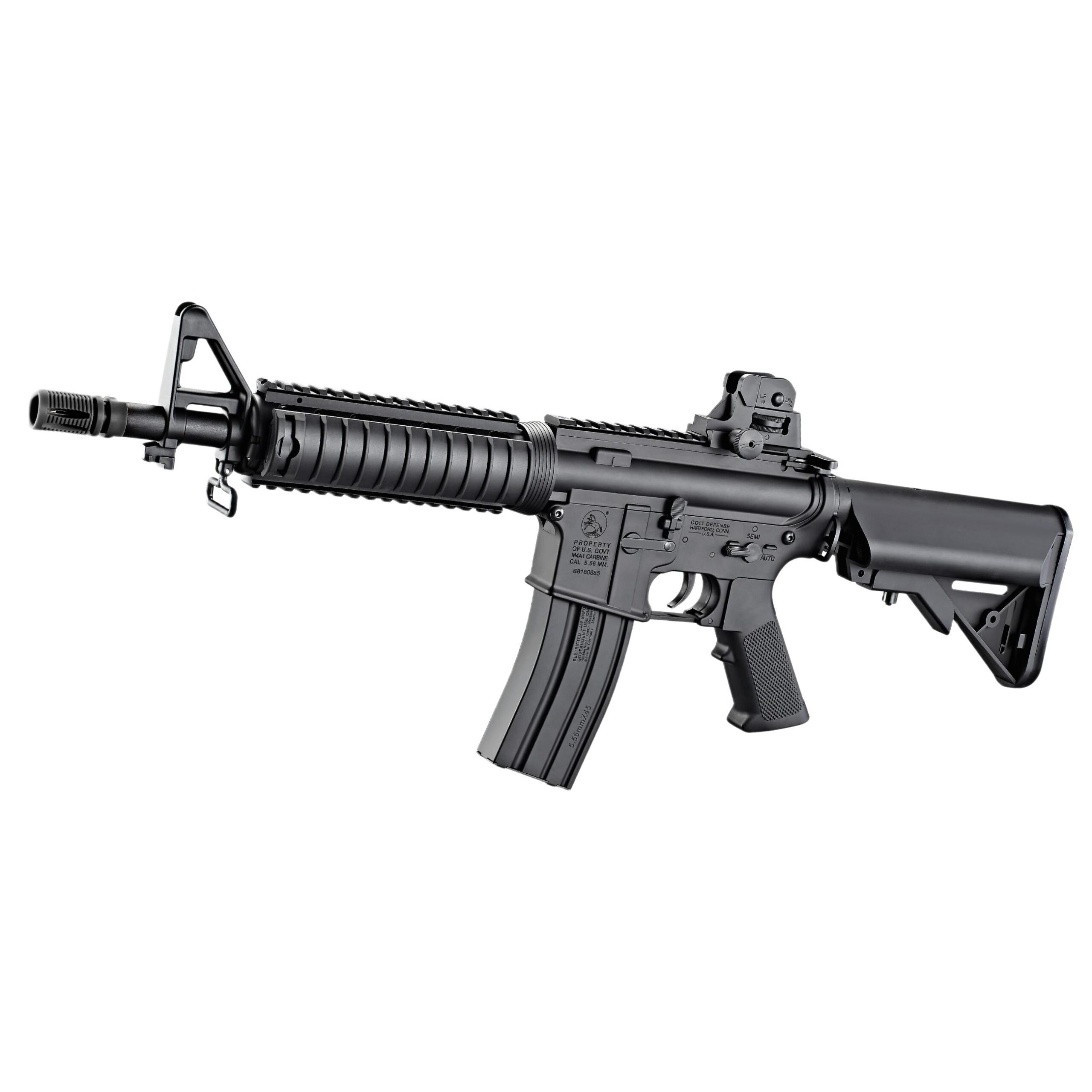 司骏-81-2黑-M4(1) Sijun 81-2 Black Version – M4 Tactical Soft Bullet Gun - Image 1