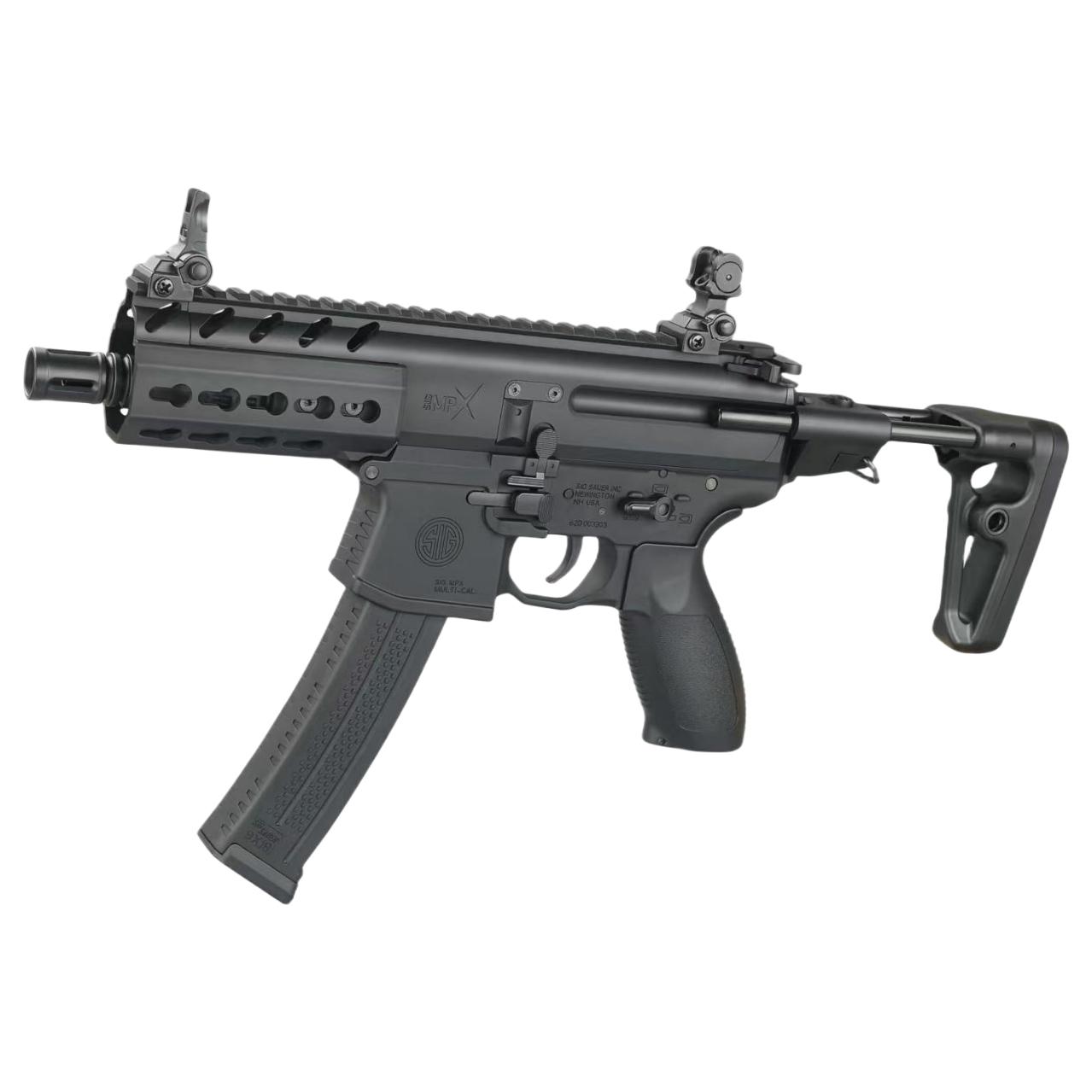 司骏-810-2黑-MPX 2.0(1) Sijun 810-2 Black – MPX 2.0 Tactical Soft Dart Blaster - Image 1