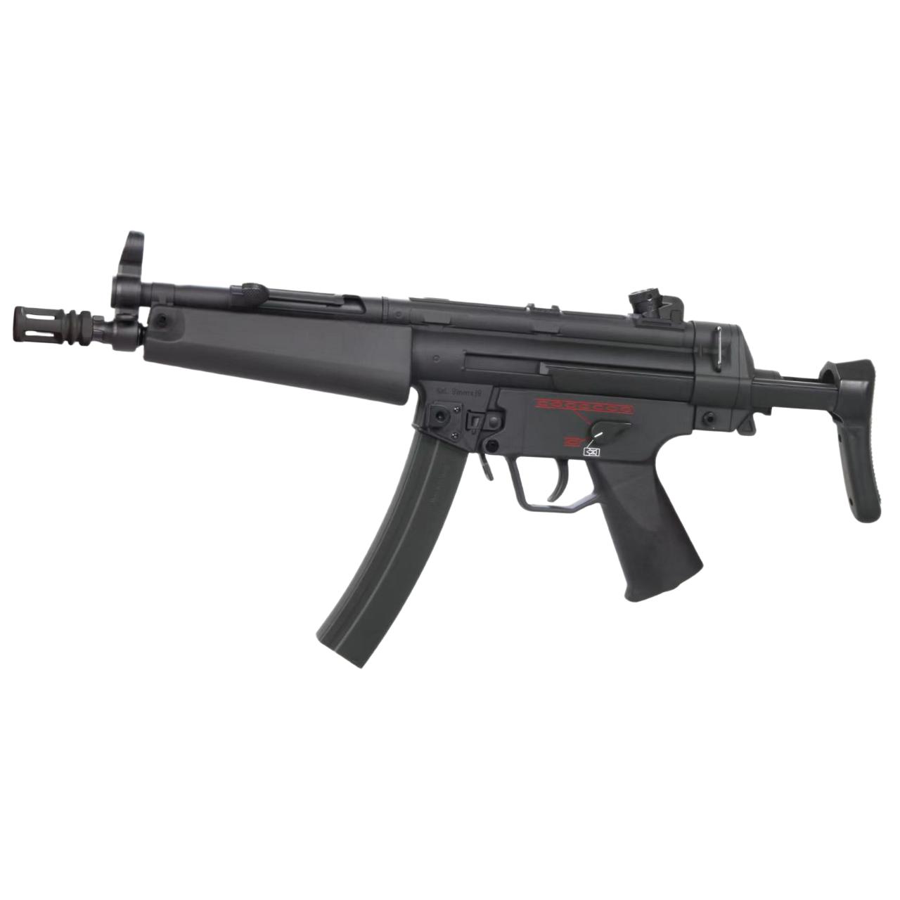 司骏-86-1A黑-MP5尼龙齿弹夹版1.0(1) Sijun 86-1A Black Version – MP5 Nylon Gear Magazine Version 1.0 Tactical Soft Bullet Gun - Image 1