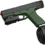 Handi HD734B Green-Glock Strong Recoil Soft Bullet Toy Gun