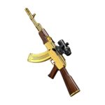Handi HD749B Gold-Plated Version – AK47 Electric Ejection Soft Dart Blaster