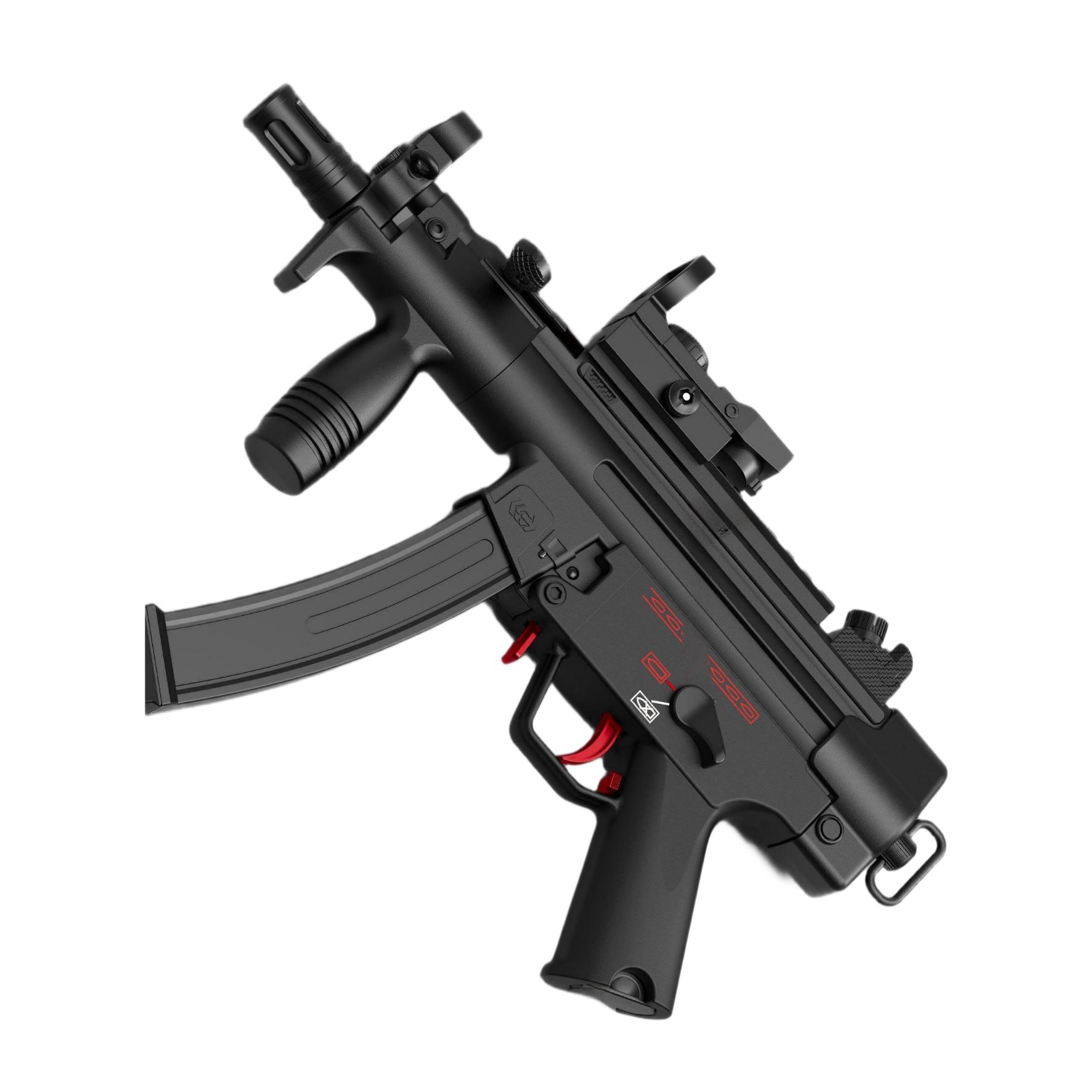 悍迪-HD769A黑-MP5K(1) Handi HD769A Black Version – MP5K Electric Ejection Soft Dart Blaster - Image 1