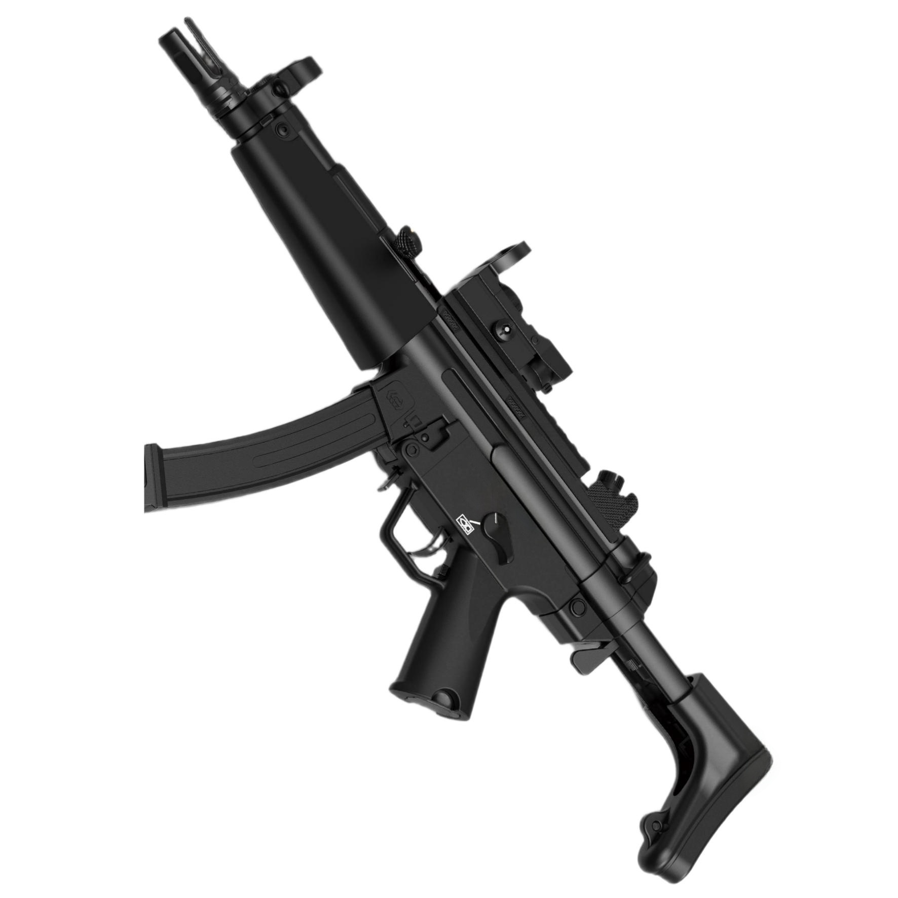 悍迪-HD770A黑-MP5A3(1) Handi HD770A Black Version – MP5A3 Electric Ejection Soft Dart Blaster - Image 1