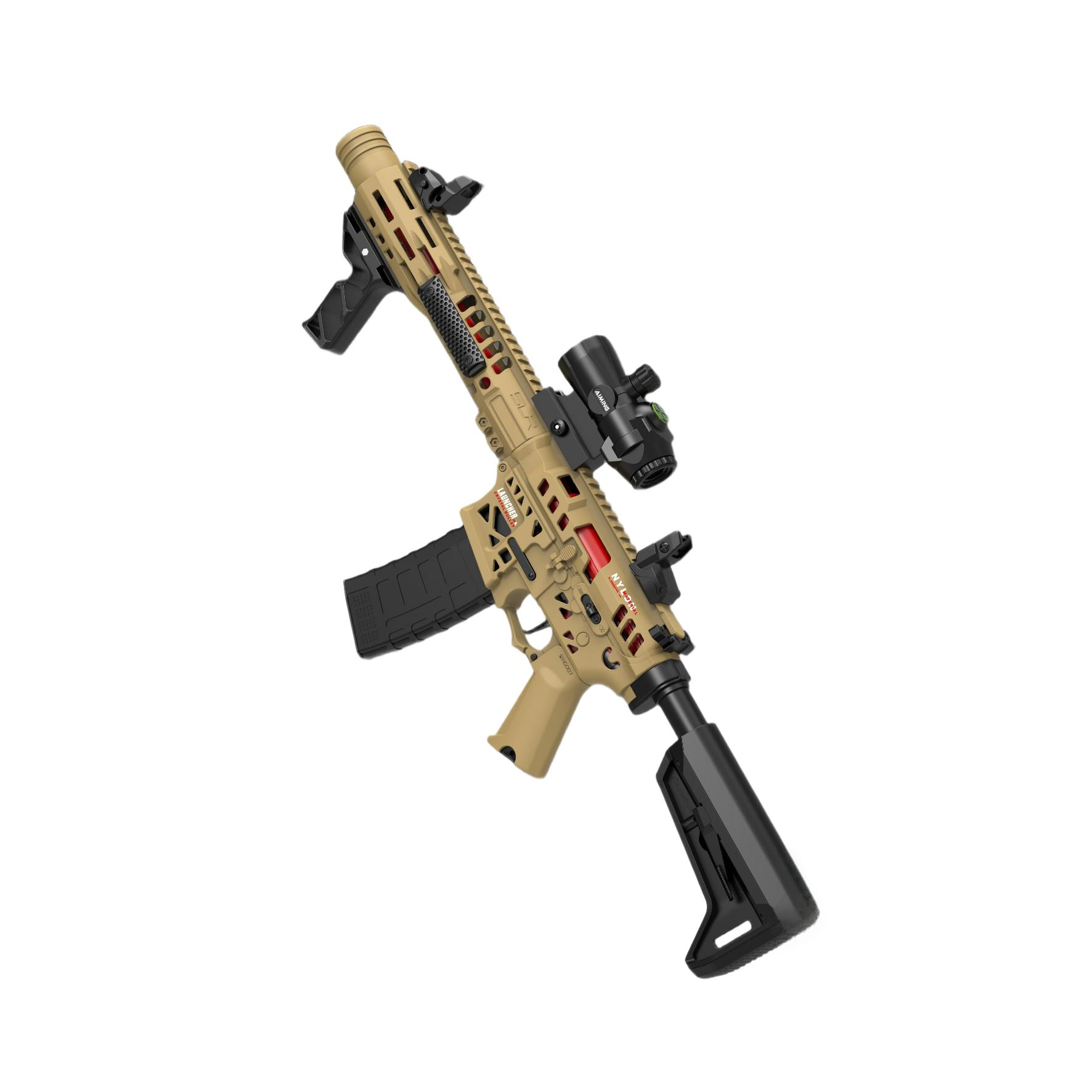 悍迪-HD775B沙-SLR5.0(1) Handi HD775B Sand Version – SLR5.0 Electric Ejection Soft Dart Blaster - Image 1