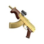 Handi HD801B Gold-Plated Version – Draco AK Electric Ejection Soft Dart Blaster