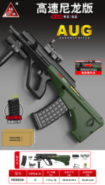 Handi HD803A Green Version – AUG-A3 Electric Ejection Soft Dart Blaster - Image 2