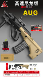 Handi HD803B Sand Version – AUG-A3 Electric Ejection Soft Dart Blaster - Image 2