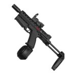 Handi HD806A Black Version – CP33 with Stock Electric Ejection Soft Dart Blaster