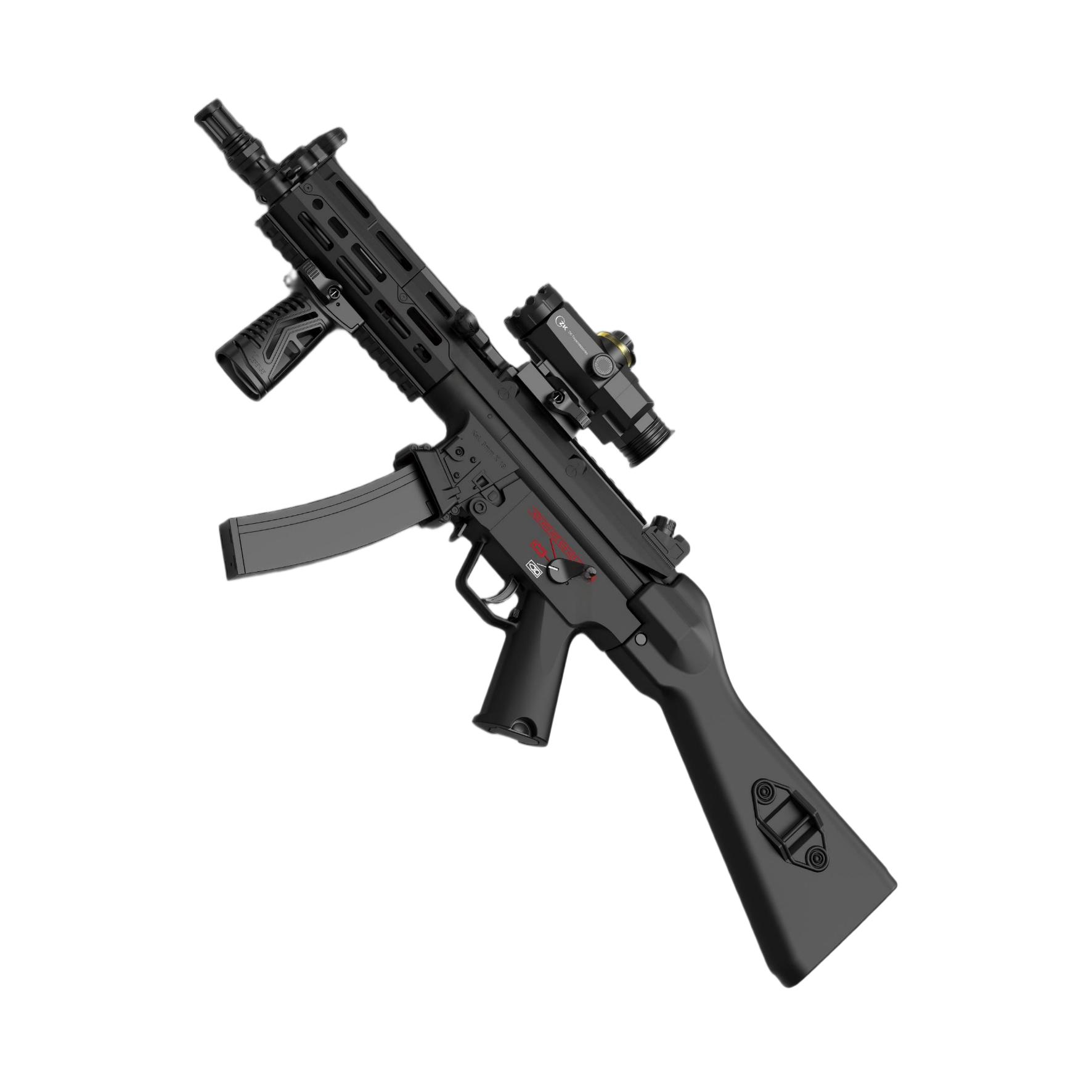 悍迪-HD818A黑-UTG MP5A2现代战术版(1) Handi HD818A Black – UTG MP5A2 Modern Tactical Edition Electric Ejection Soft Dart Blaster - Image 1