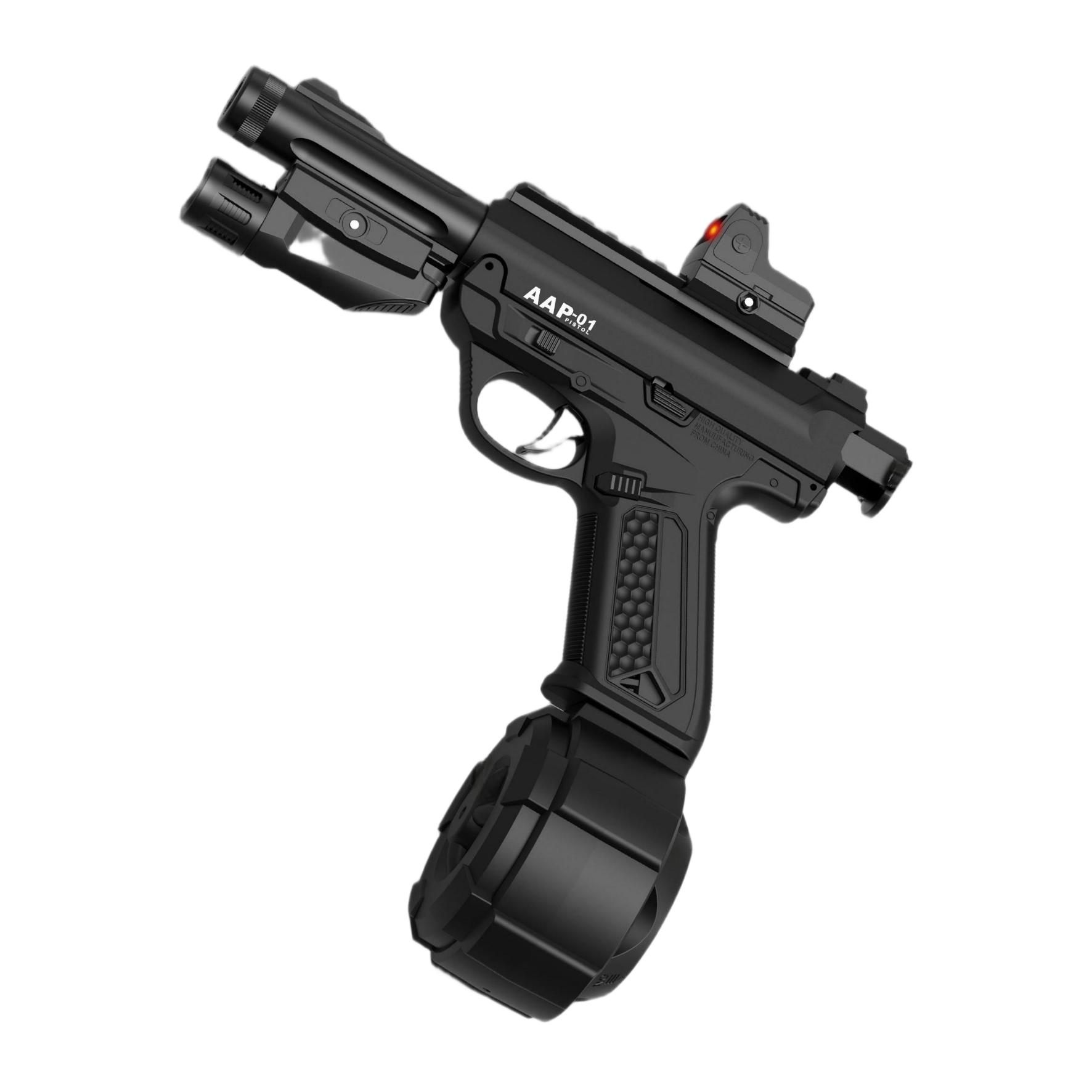 悍迪-HD820A黑-AAP-01(1) Handi HD820A Black – AAP-01 Modern Tactical Edition Electric Soft Dart Blaster - Image 1