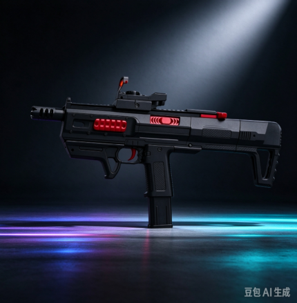 Handi HD736A Black Version – Red Tiger Strong Shock Recoil Electric Ejection Soft Dart Blaster