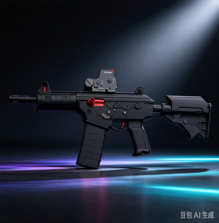 Handi HD735A Black Version – Galil Strong Shock Recoil Electric Ejection Soft Dart Blaster