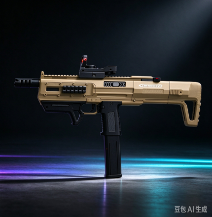 Handi HD736B Sand Version – Red Tiger Strong Shock Recoil Electric Ejection Soft Dart Blaster
