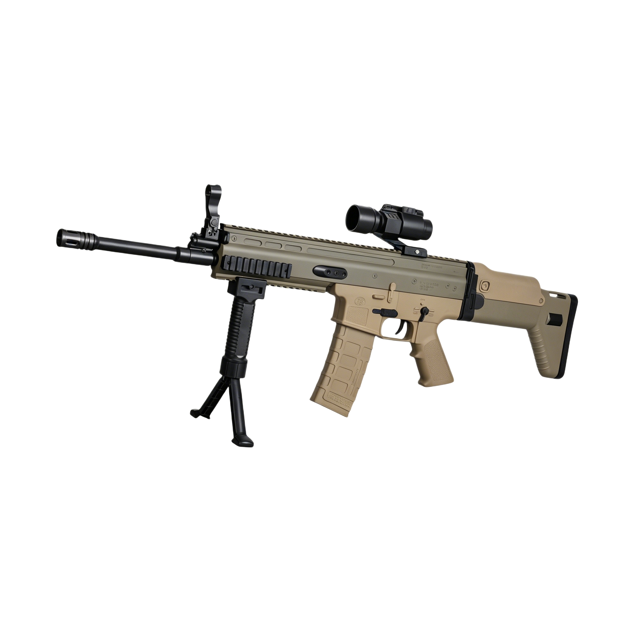 锦明-M938-5沙-SCAR(1) Jinming M938-5 Sand-SCAR Electric Soft Bullet Toy Gun - Image 1